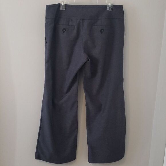 Drew Fit Wide Leg Heather Blue Trouser by The Limited women's sz 12 - Picture 5 of 6